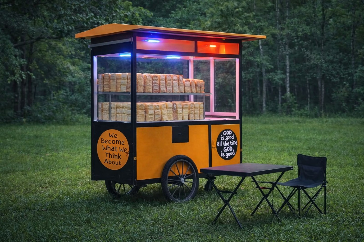 Gerobak dengan brand Rot-Bar KOMPAK